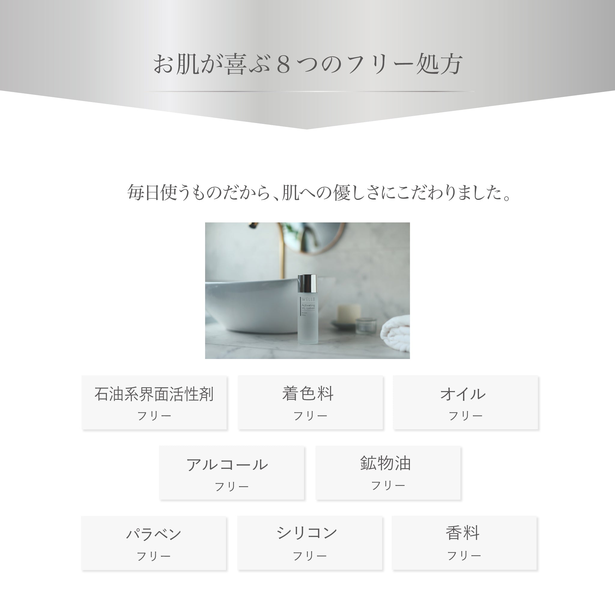 W E L L 8 アクティベーティングVCローション 100ml – WELL8